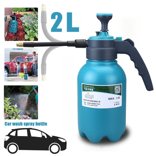 2l Hand Pressurized Watering Can Automatic Fogger Spray Bottle